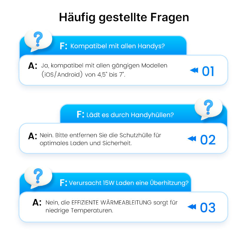 🔥  🎁 Multifunktionale kabellose Halterung mit Schnellladegerät für Smartphones