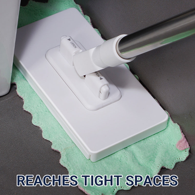 🧹✨ Einweg-Staubmopp mit 4 wiederverwendbaren Bezügen – Praktisch und effektiv 💥🌟