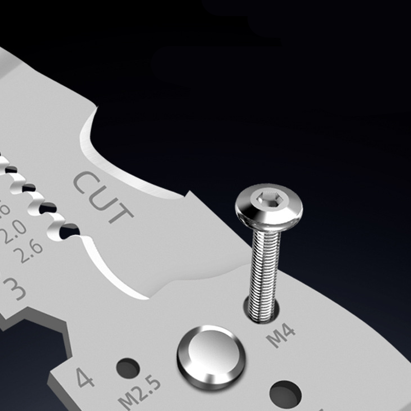 ✨Multifunktions-Abisolierzange zum Zusammenklappen mit Spannungsprüfer