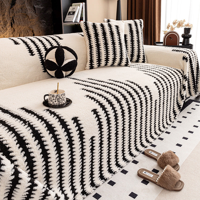 🛋️✨ Kratzfeste Sofa-Überzüge – Auch gegen Tierkrallen! Ultraweiches Sherpa, 🧺maschinenwaschbar & rutschfester Halt.