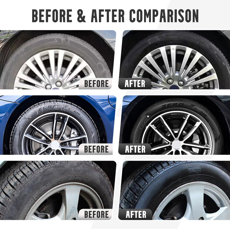 📢📢HEISSER VERKAUF!!!✨Kunststoff- und Gummi-Reifenglanz- und Schutzspray