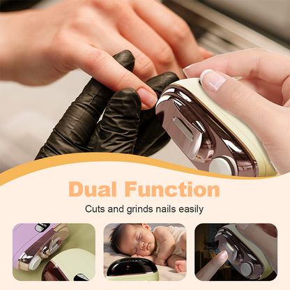 Electric nail clipper safe 2 in 1
