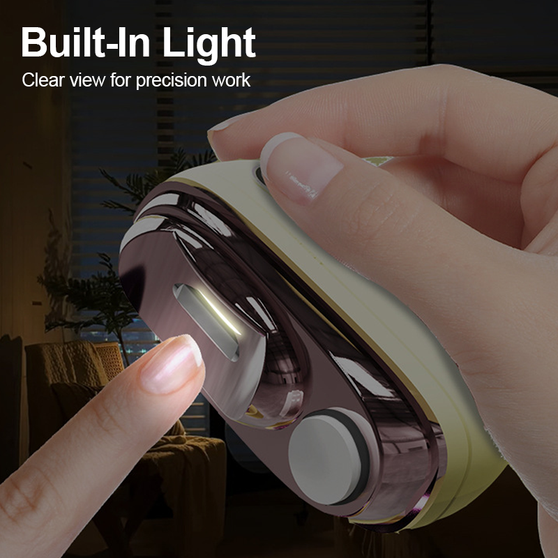 Electric nail clipper safe 2 in 1