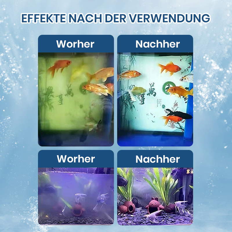 Leistungsstarke Wasserreinigungstablette für Aquarien