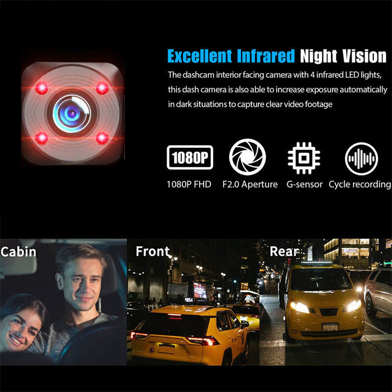 📢📢60 % RABATT !! ⏰HD 1080p-Autokamera mit Rückfahrkamera